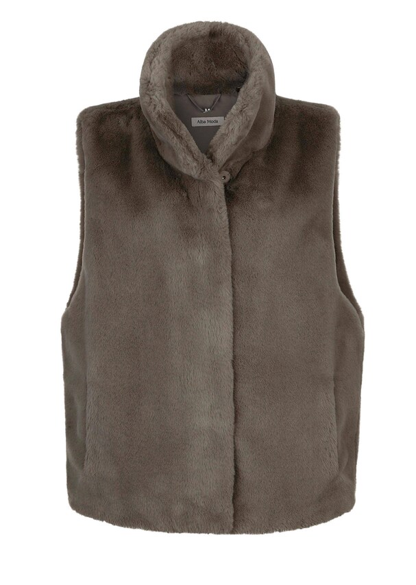 Weste aus Fellimitat 5