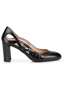 Leder-Pumps mit Lochmuster thumbnail 4
