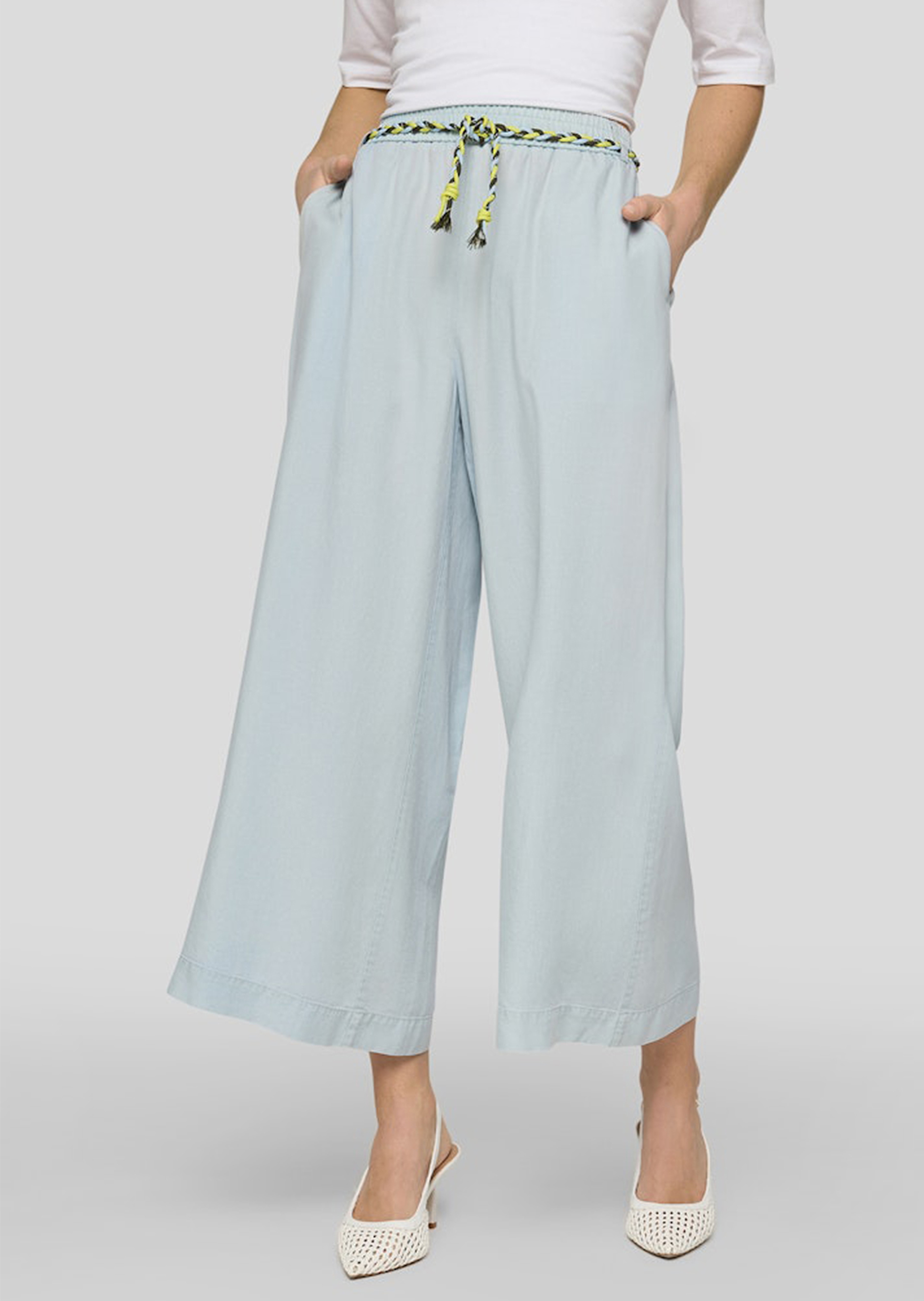 Weite Culotte aus leichtem Lyocell