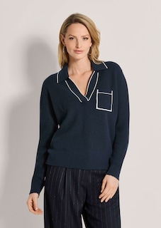 Strickpullover im Polo-Style thumbnail 1
