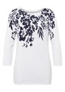 Trageangenehmer Pullover mit aufwendigem Druck und Glitzersteinen thumbnail 2