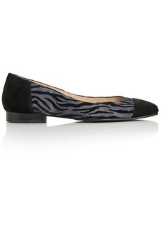 Leder-Ballerinas mit Animal-Print thumbnail 4