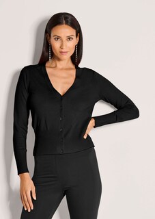 Stretch viscose cardigan thumbnail 1