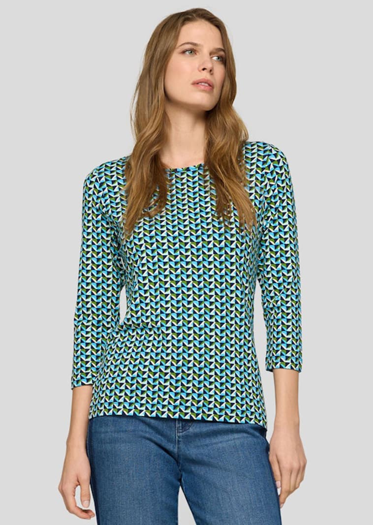 Jersey-Shirt mit grafischem Print