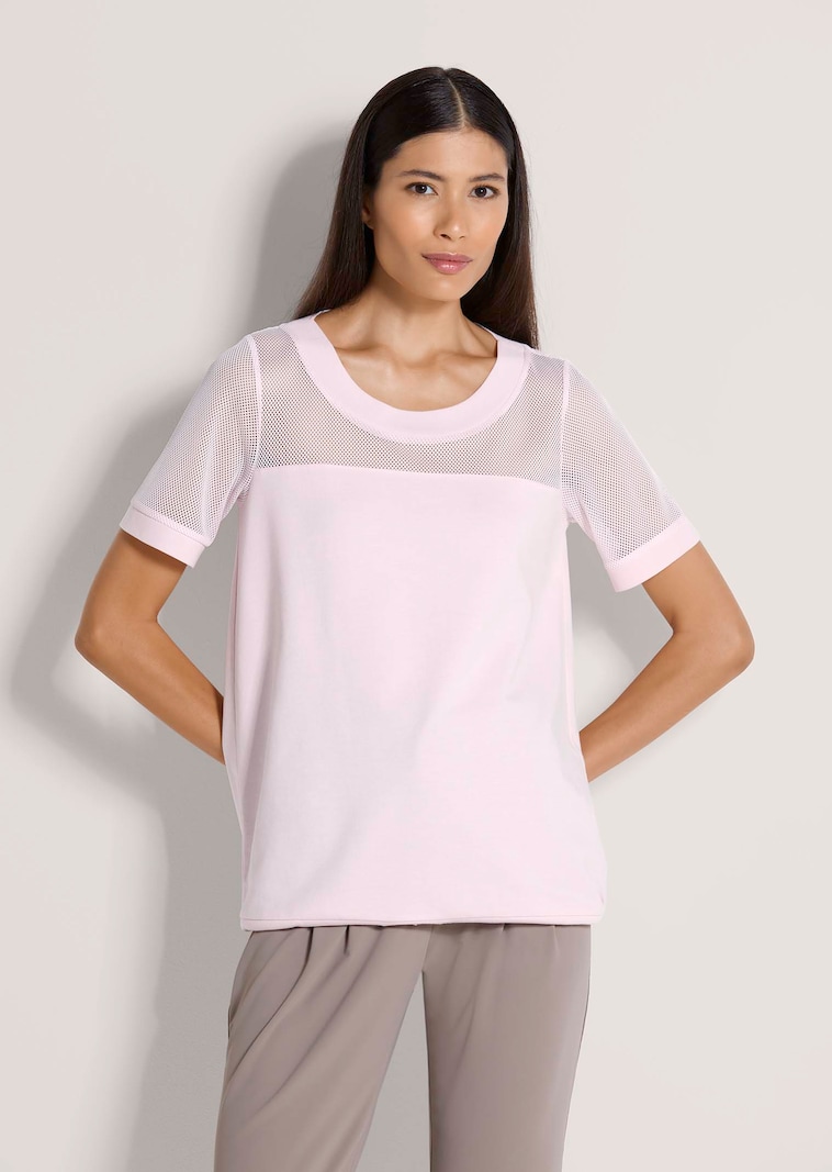 Shirt mit Netz-Details