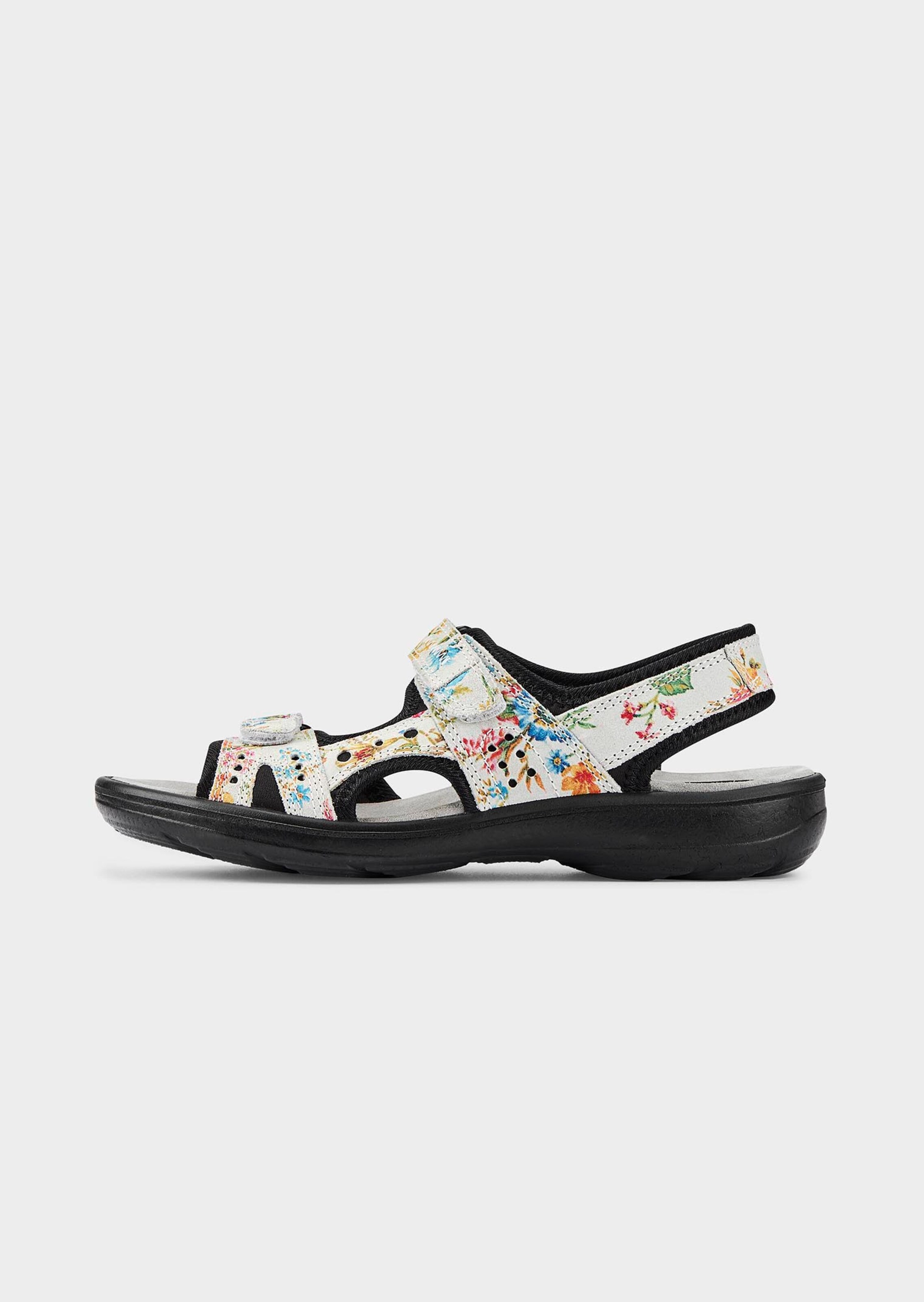 Leder-Sandalen mit Klettverschluss