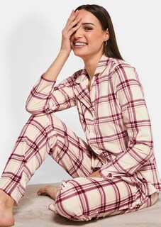 Flanell-Pyjama mit Karomuster thumbnail 3