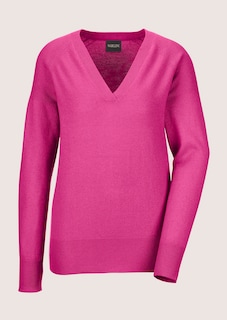 Kaschmirpullover mit V-Ausschnitt thumbnail 6