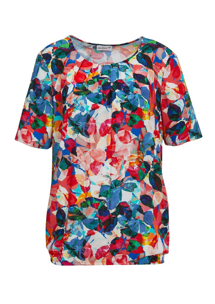 Kleurrijk gedessineerde blouse met mooie details