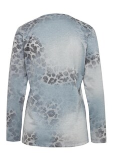 Glanzend shirt met digitale print thumbnail 2