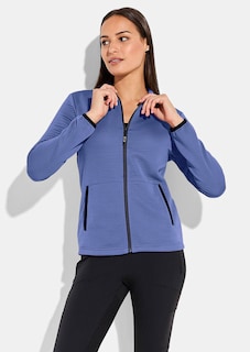 Leichte Freizeitjacke in Querrippenstruktur thumbnail 1