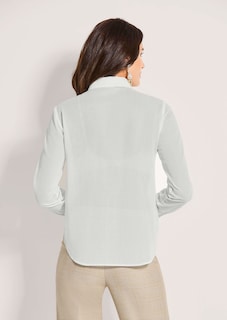 Transparente Baumwollbluse mit Stickerei thumbnail 3