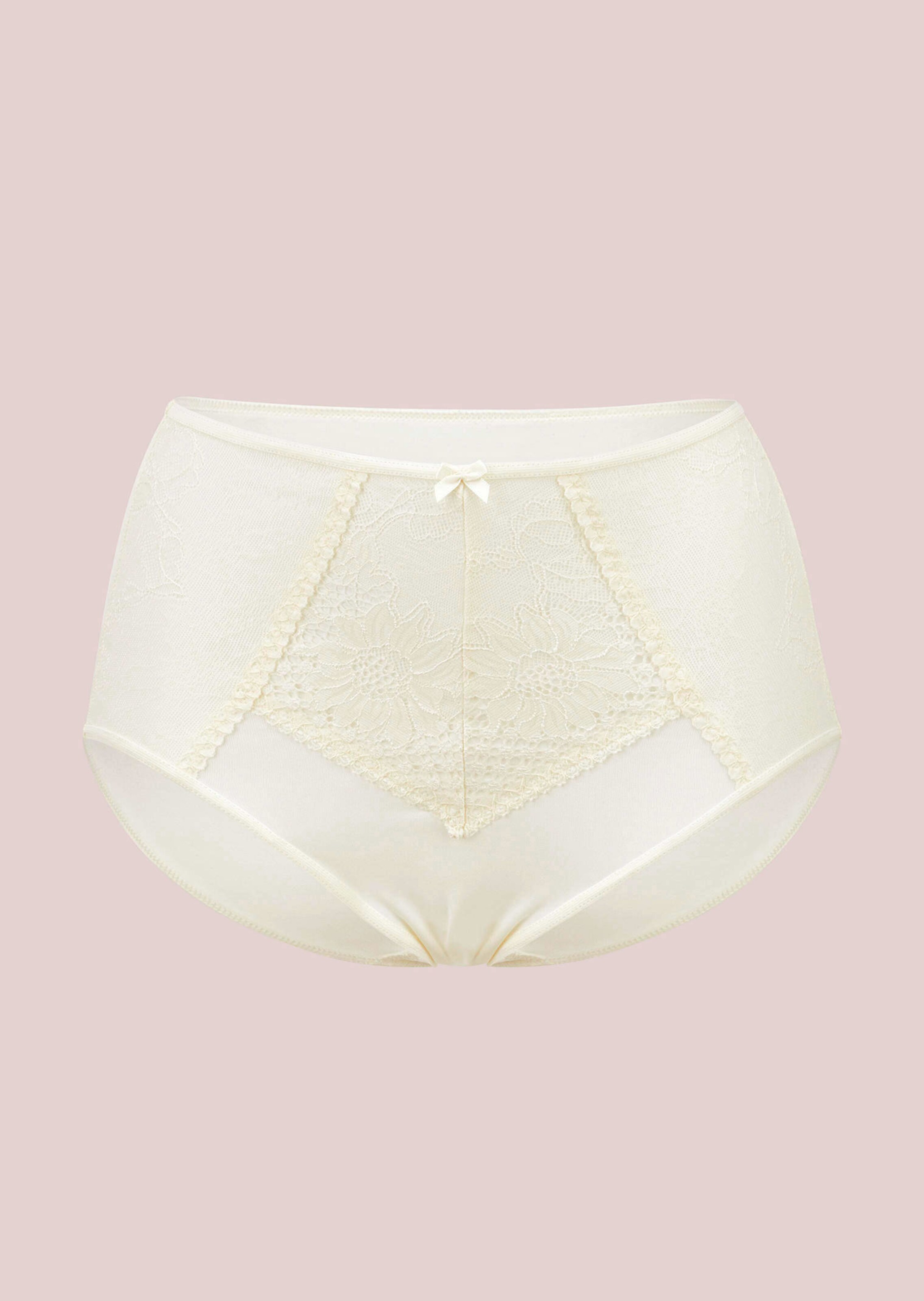 Maxislip aus Microfaser mit Spitze