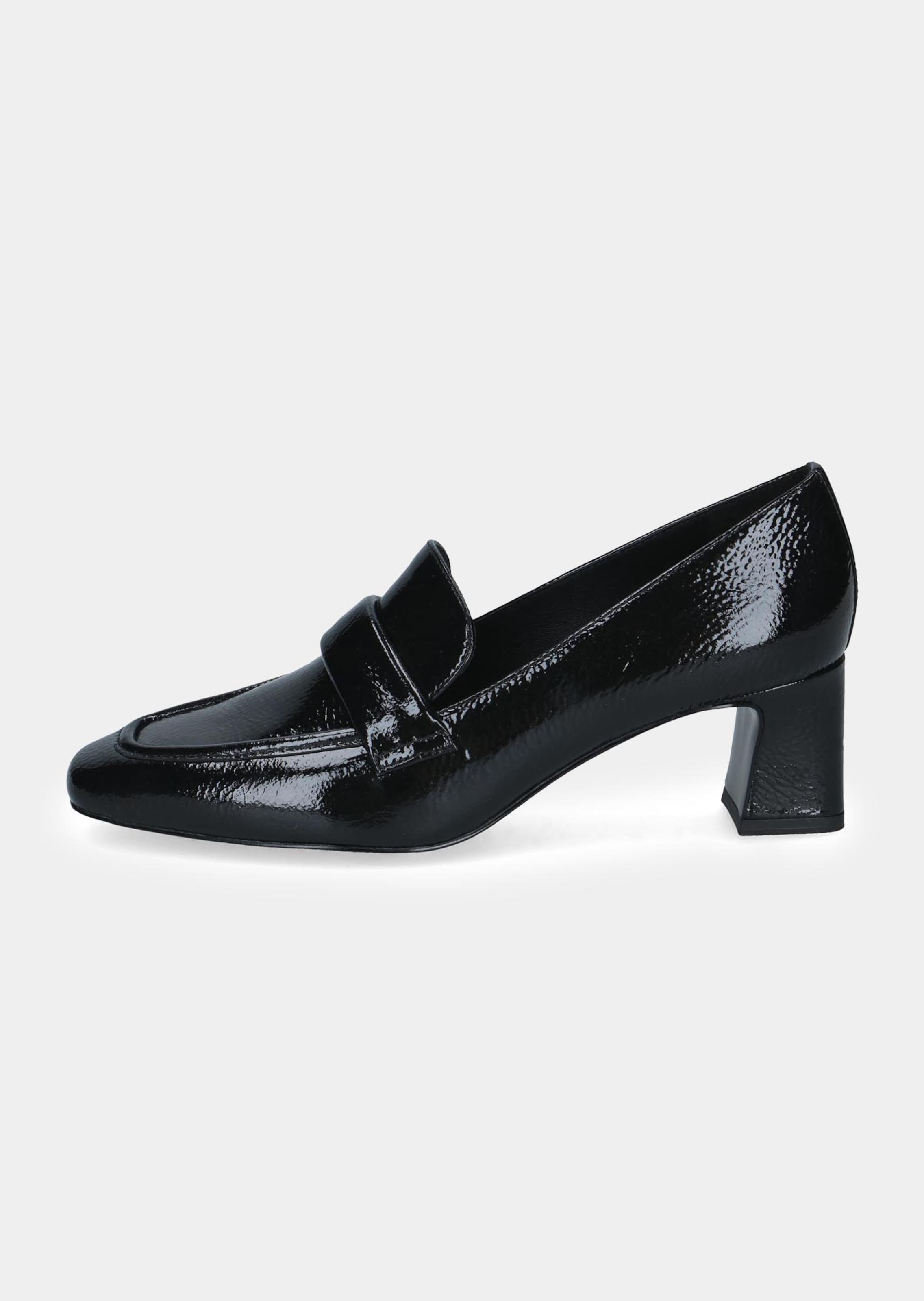 Leder-Pumps mit elegantem Blockabsatz
