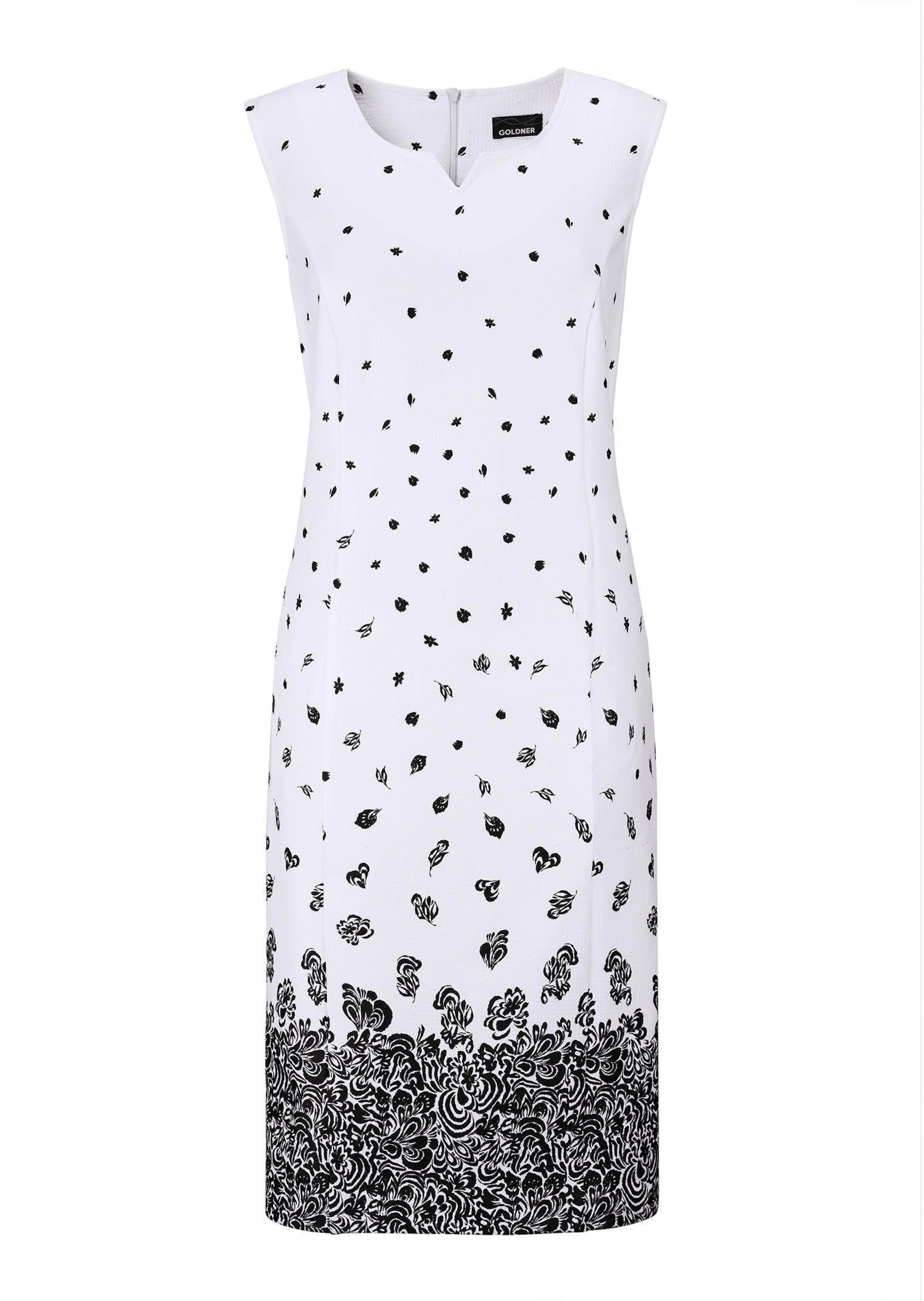 Gedessineerde jurk van jersey