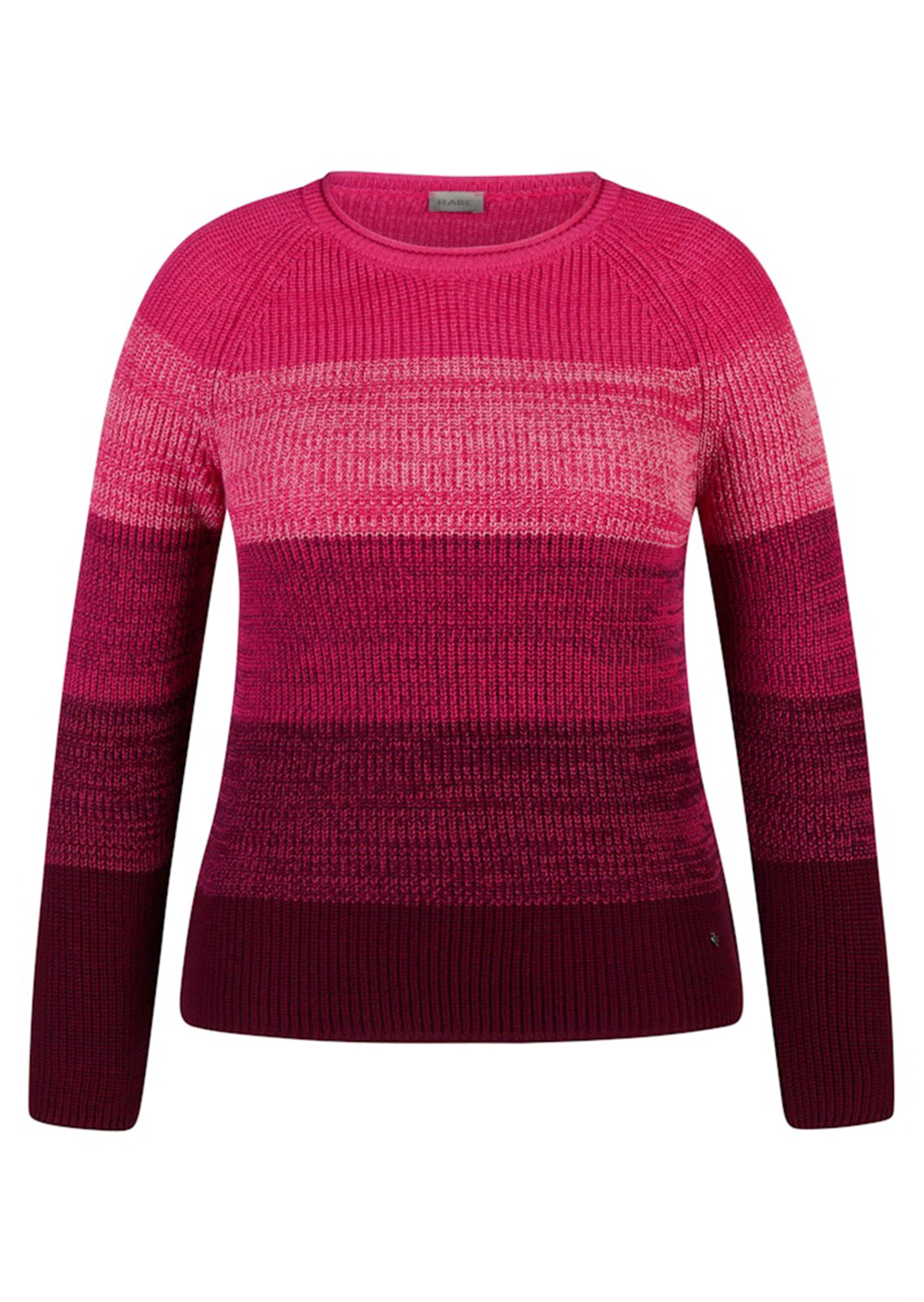 Strickpullover mit Blockstreifen