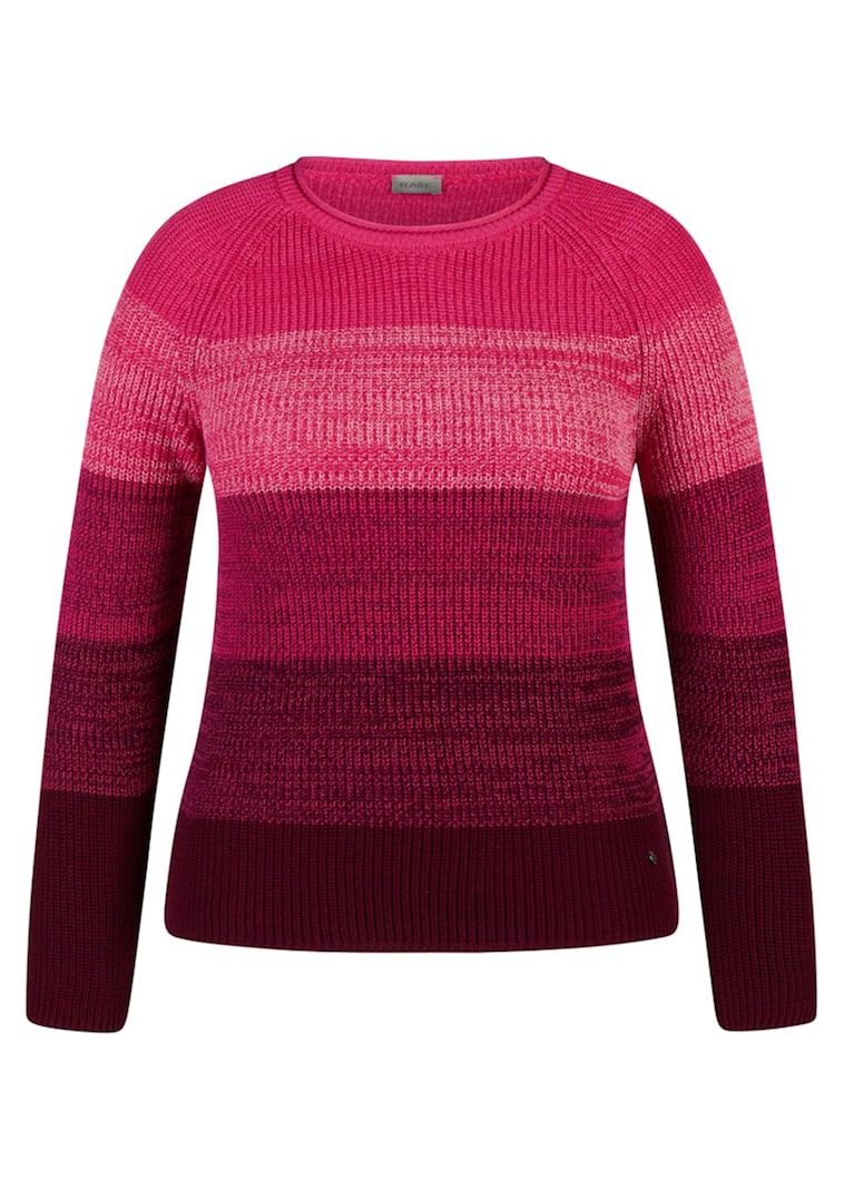 Tricot pullover met blokstrepen