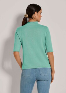 Cashmere half-sleeved jumper thumbnail 3