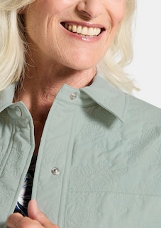 Hemdjacke mit geprägtem Blumenmuster thumbnail 5