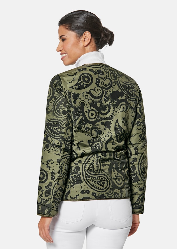 Reversible jacket with paisley print 2