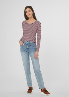 Ringel-Shirt mit kurzen Ärmeln thumbnail 2