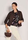 Leichter Jerseyblazer mit Waffeloptik thumbnail 4