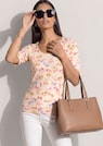 Shirt met korte mouwen en zomerse print thumbnail 5