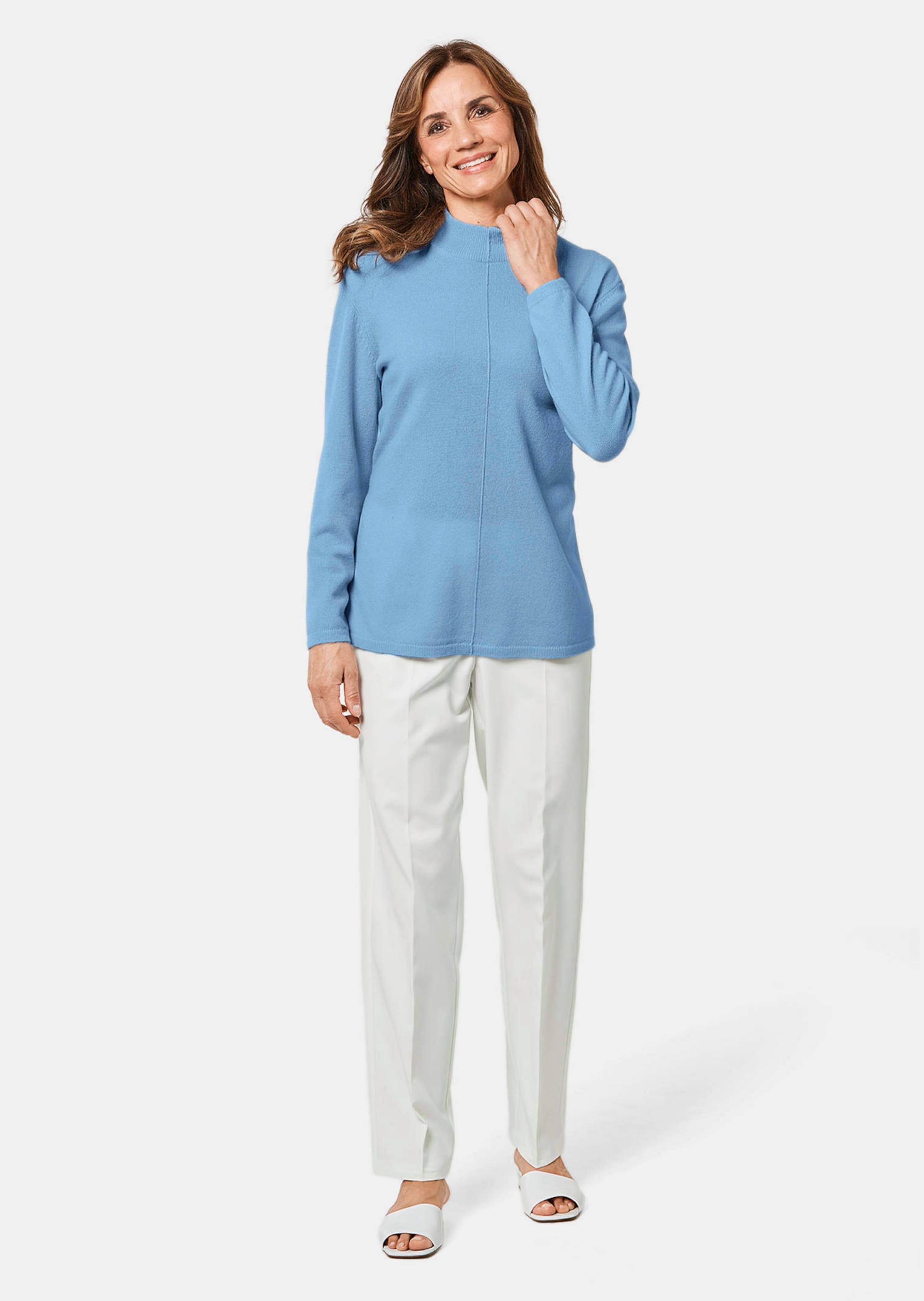 Pull en cachemire - bleu clair - Gr. 20 de Goldner Fashion