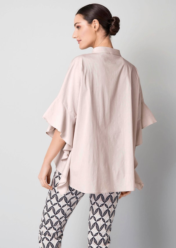 Oversizedbluse mit großem Volantärmel 2