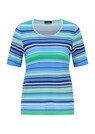 T-shirt en viscose avec rayures thumbnail 6