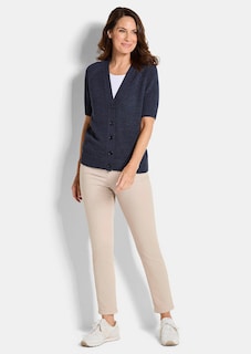 Cardigan en maille ruban agréable à porter thumbnail 2