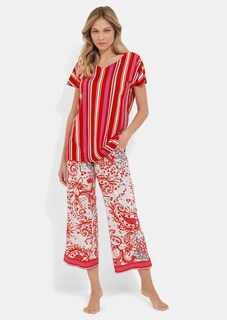 Pyjama aus Baumwoll-Jersey mit Modal thumbnail 1