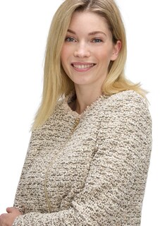 Bouclé-Cardigan mit Reißverschluss thumbnail 4