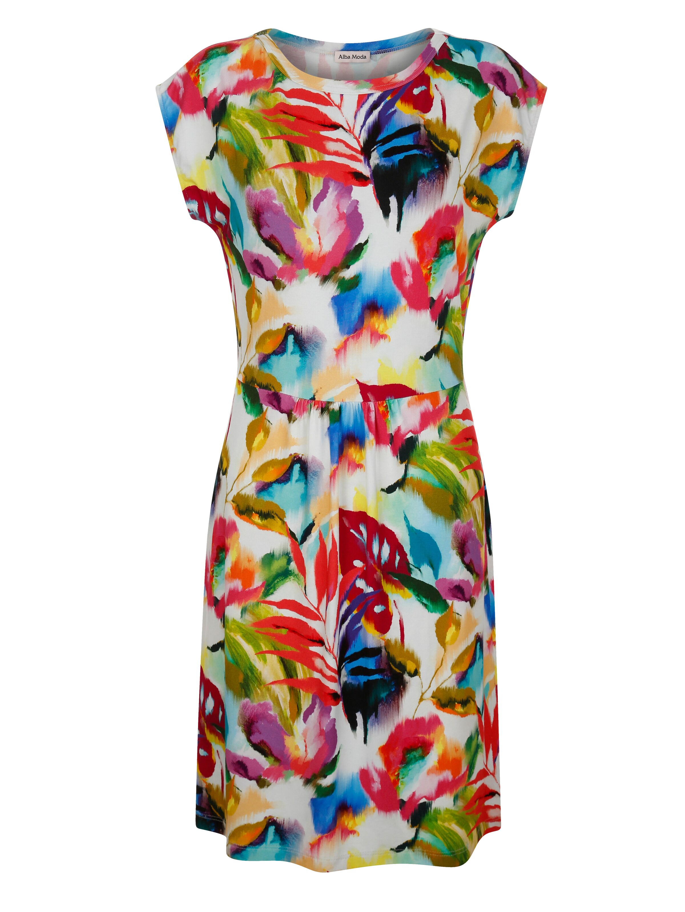 Kleid allover in floralem Dessin 1