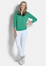 Pullover mit V-Ausschnitt aus COTTAMIRA thumbnail 2