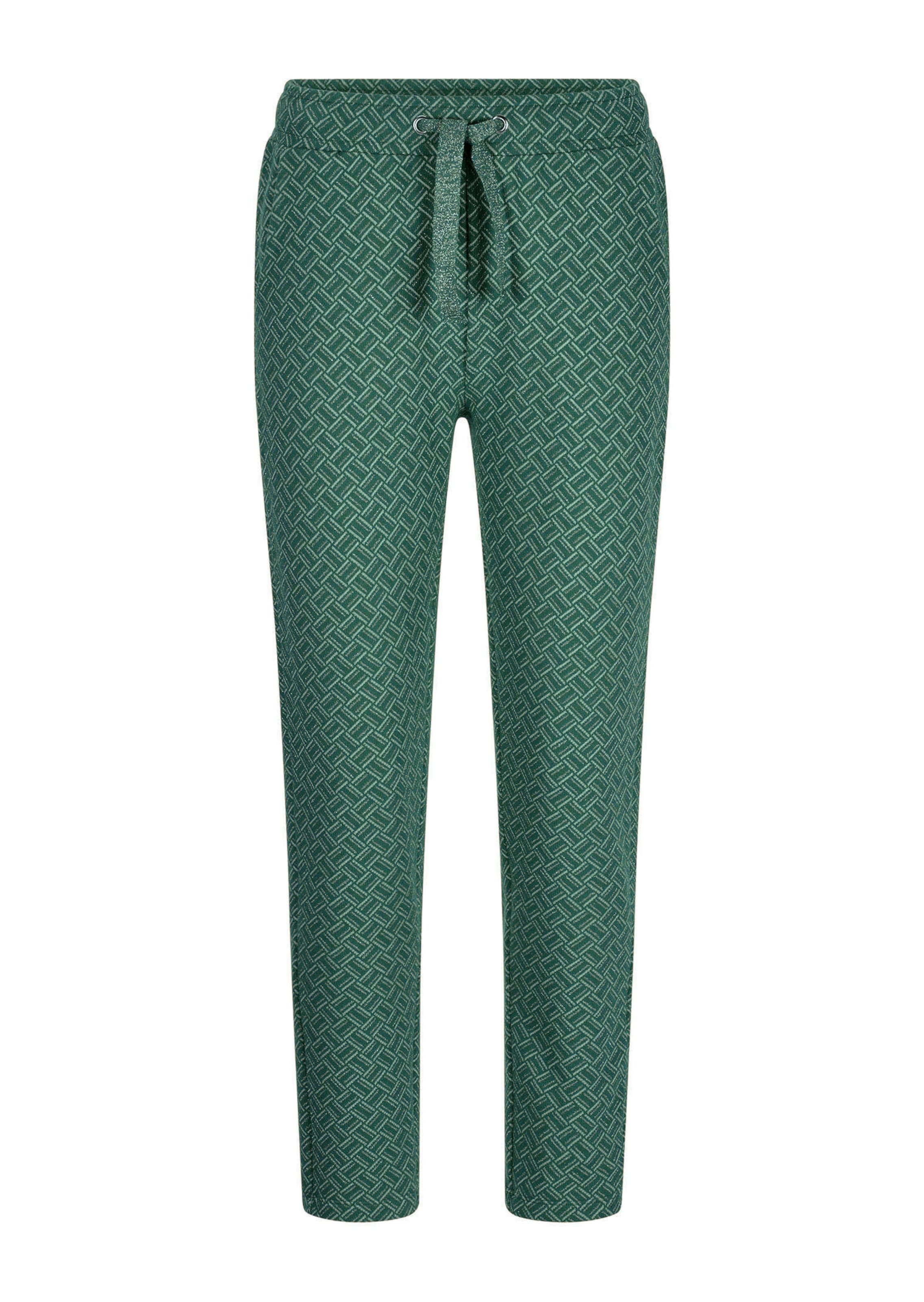 Freizeithose mit Glanz-Details