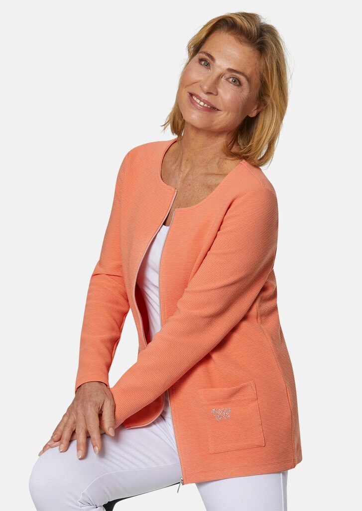 Confortable veste avec fermeture par zip 3