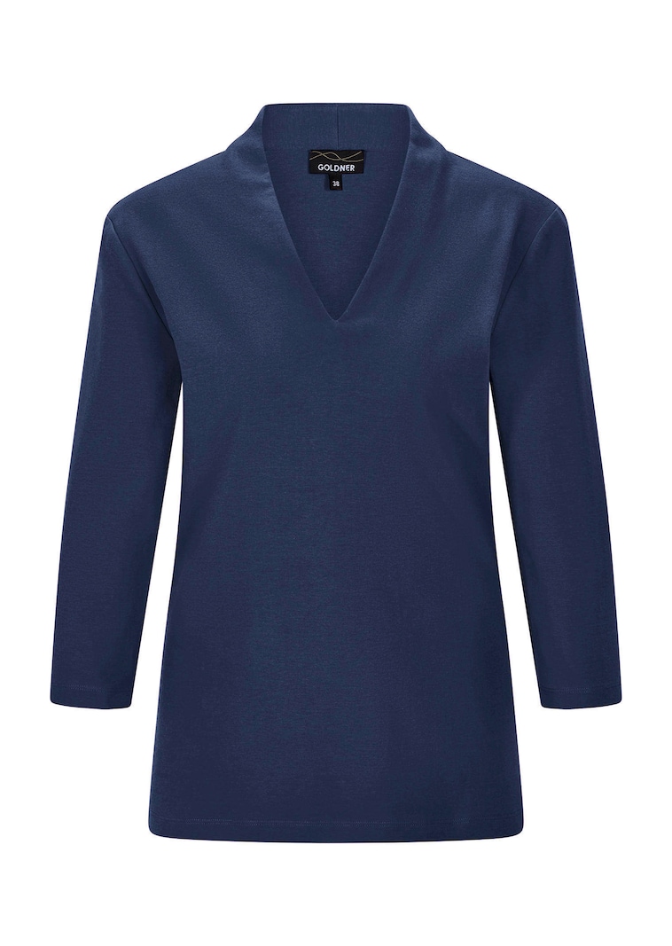 Basic-Shirt aus Interlock-Jersey