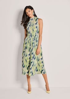 Plisseekleid mit Stehkragen thumbnail 1