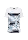 Maritimes Jersey-Shirt mit Glanzdetails thumbnail 6