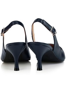Leder-Slingpumps mit verstellbaren Fersenriemchen thumbnail 2