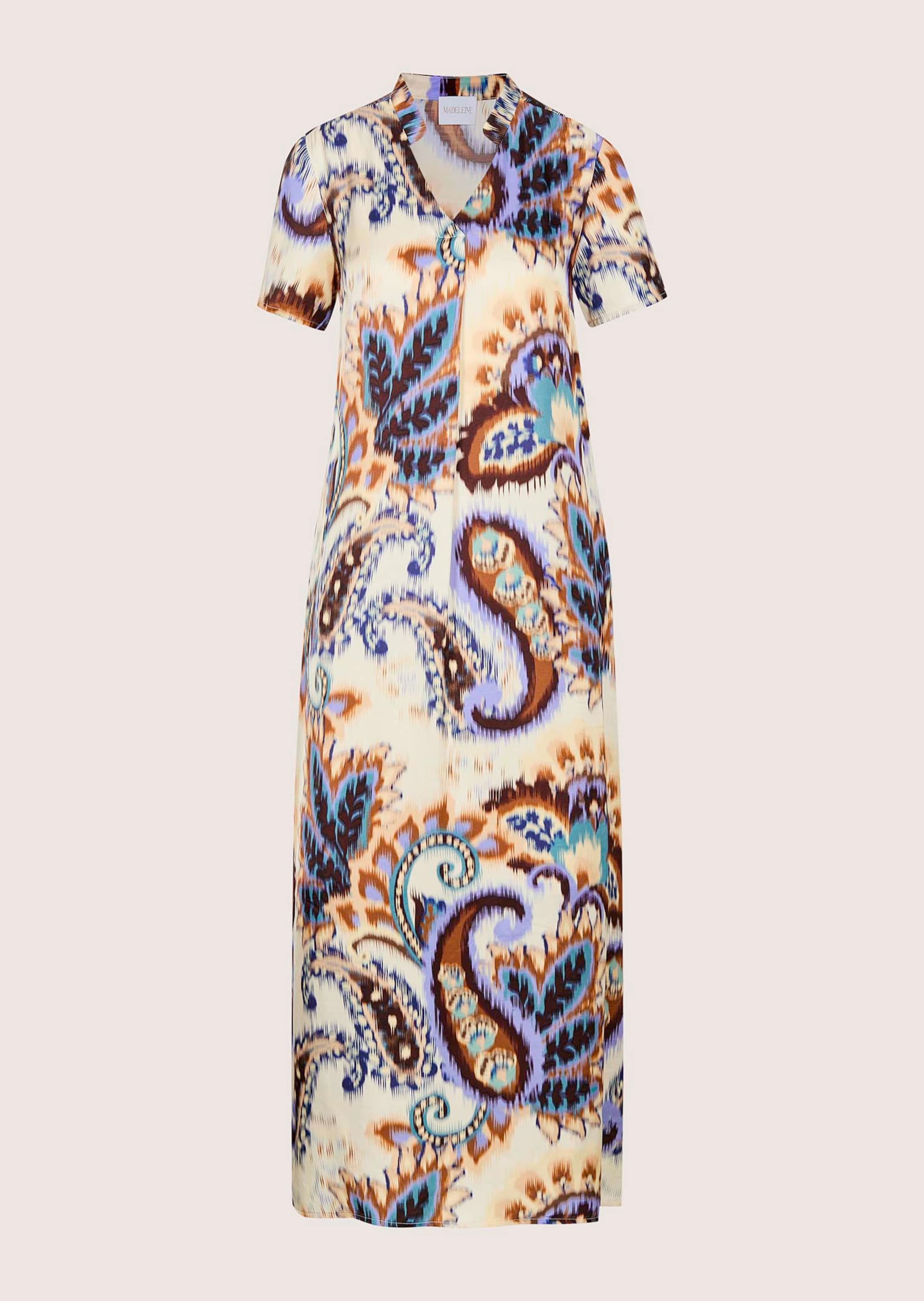 Robe midi à motif cachemire