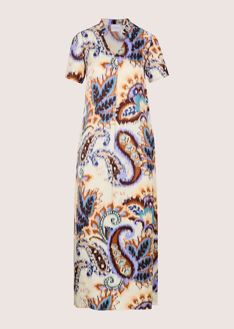 Robe midi à motif cachemire