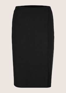 Kurzer Bleistiftrock aus elastischem Jersey thumbnail 6