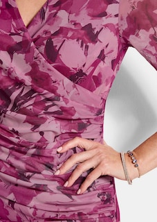 Mesh-Kleid in Wickeloptik thumbnail 5