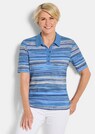 Geringeltes Poloshirt aus Viskose-Jersey thumbnail 1