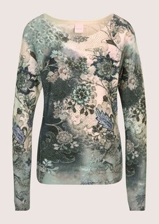 Pullover mit edlem All-over-Print thumbnail 6