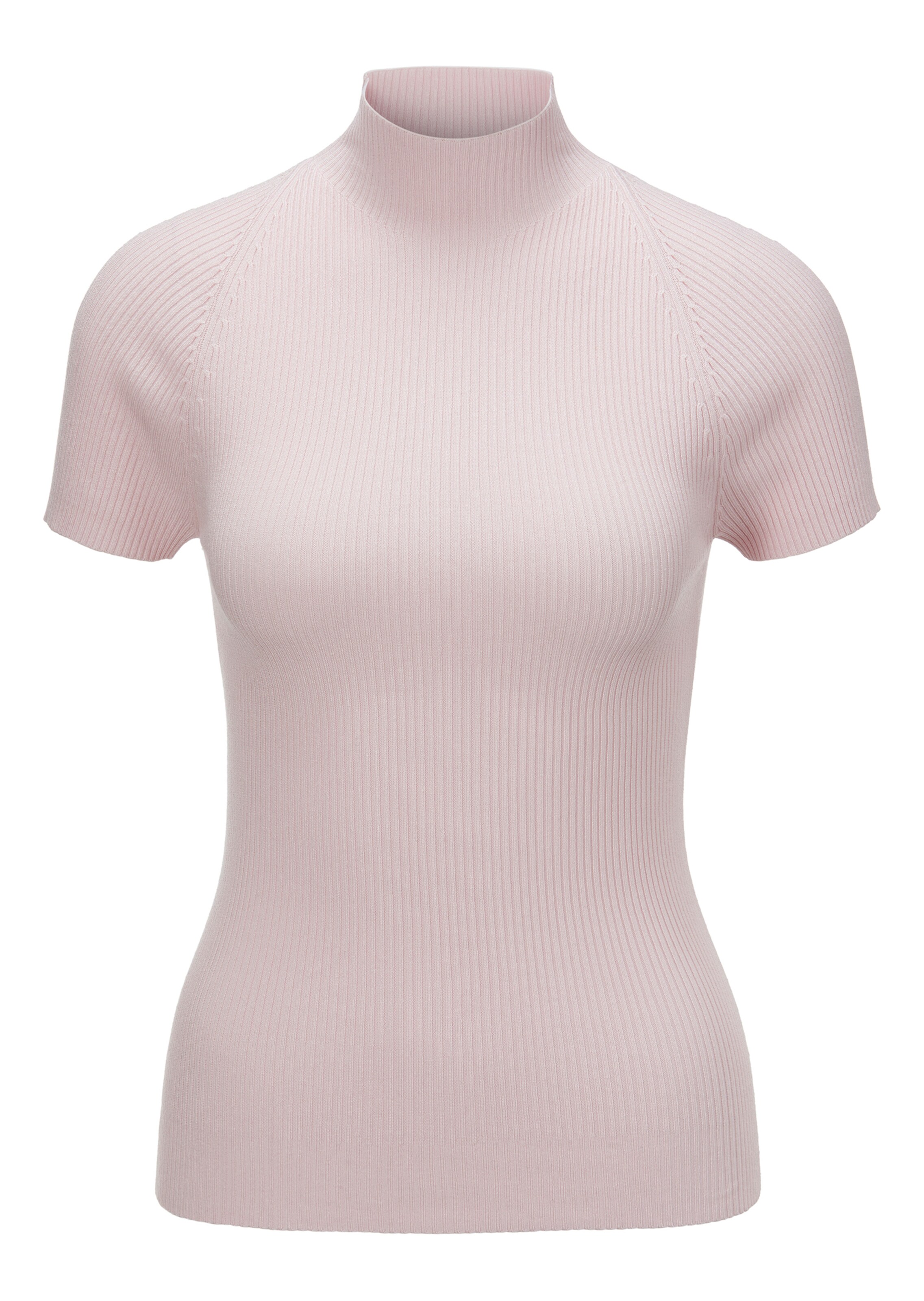 Tricot trui met korte mouwen