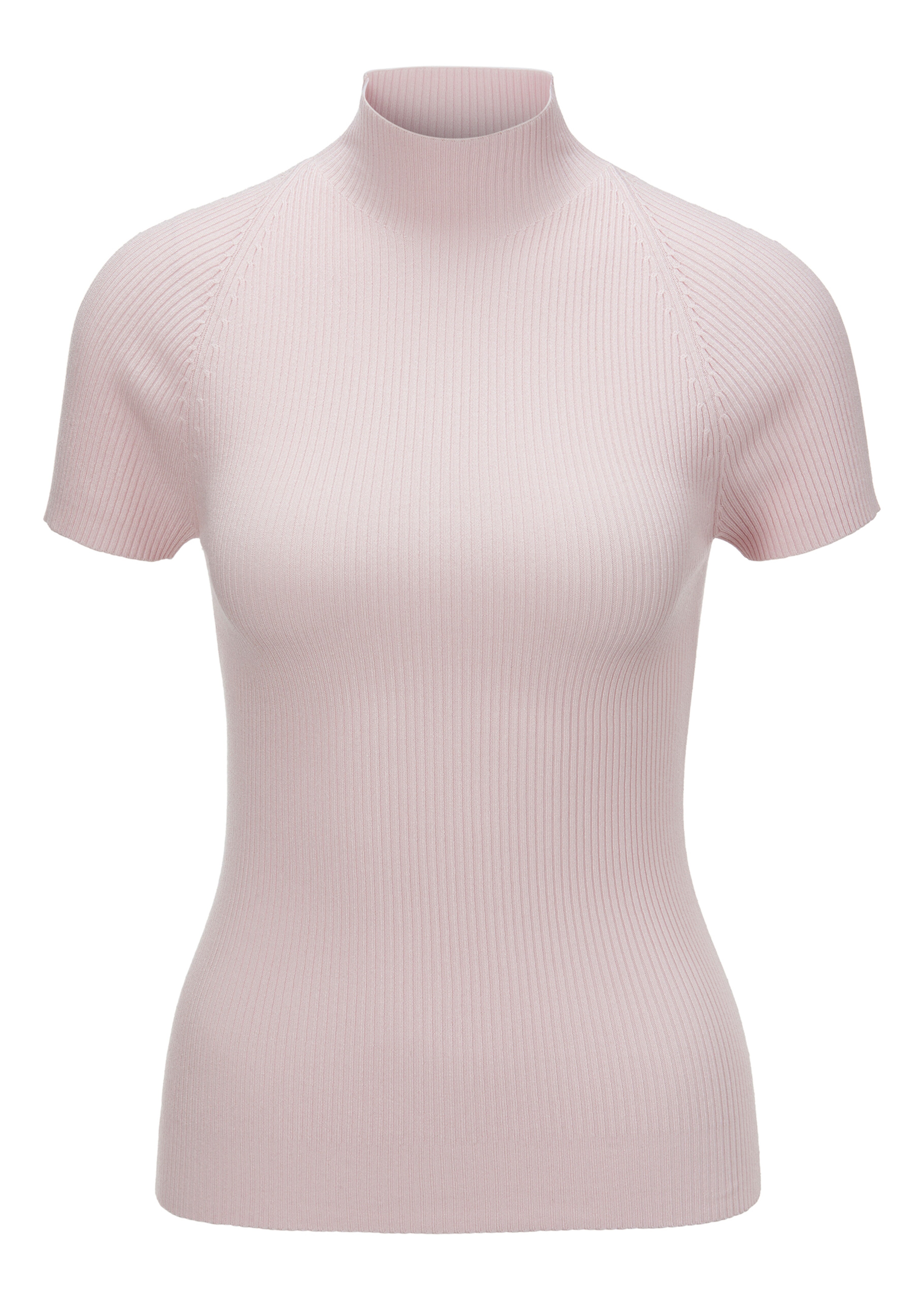 Tricot trui met korte mouwen