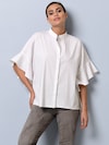 Oversizedbluse mit großem Volantärmel thumbnail 7